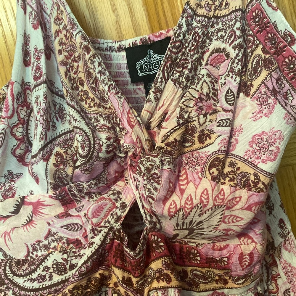 Pink Paisley Patterned Dress - Picture 4 of 5